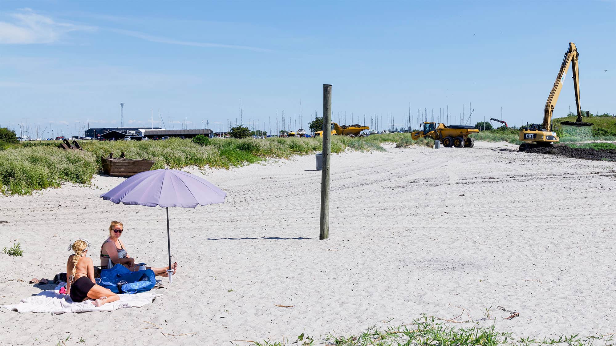 Stranden badeklar