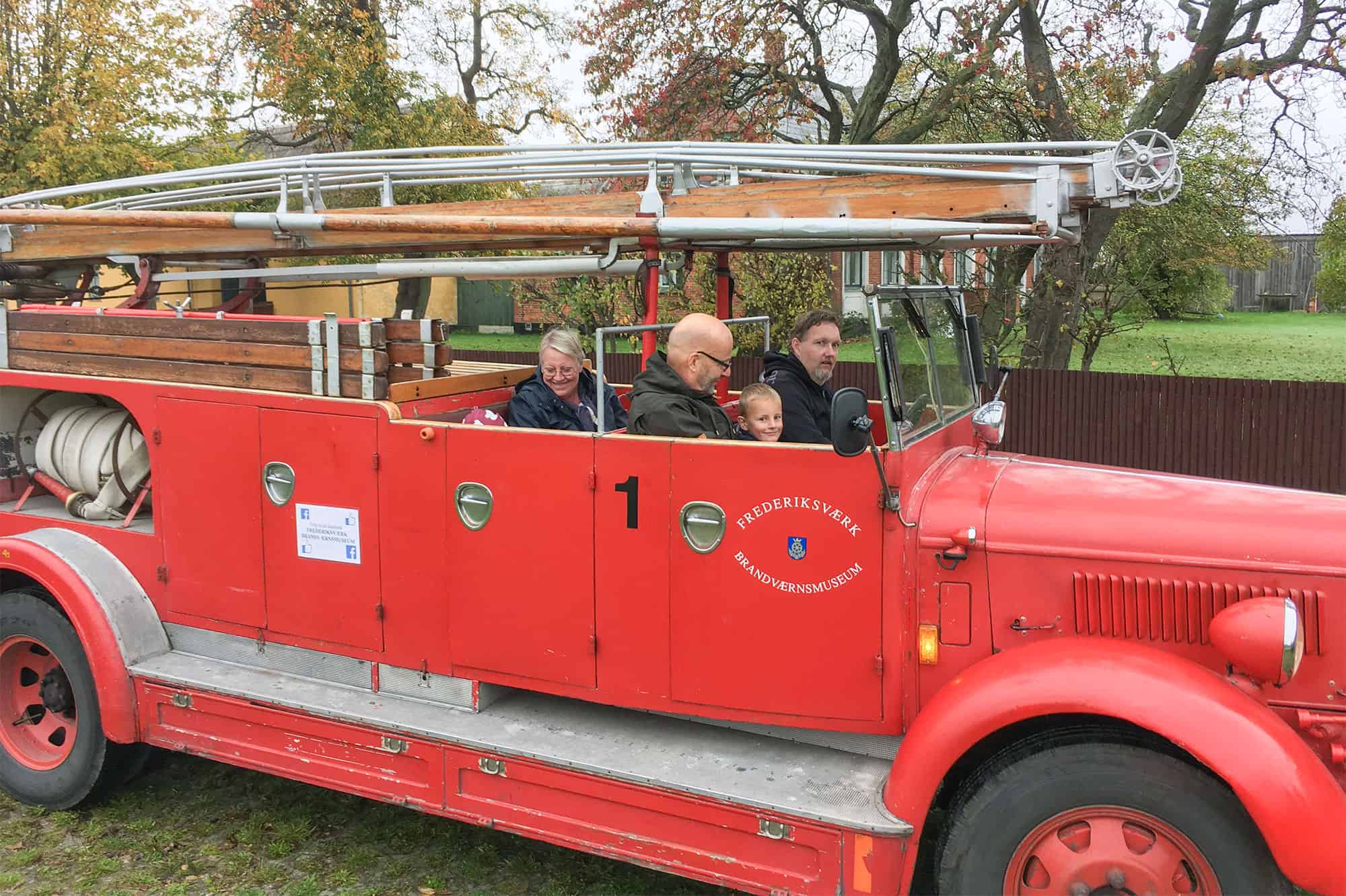 Brandbil på museumstur