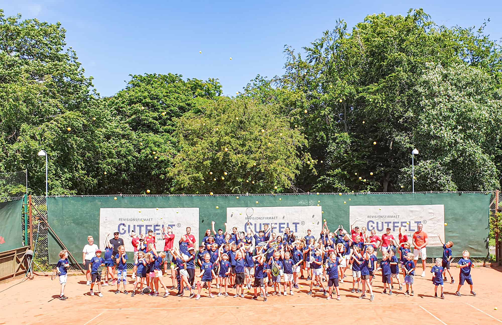 Nyt fra Drag­ør Tennis: Masser af børn på sommercamp