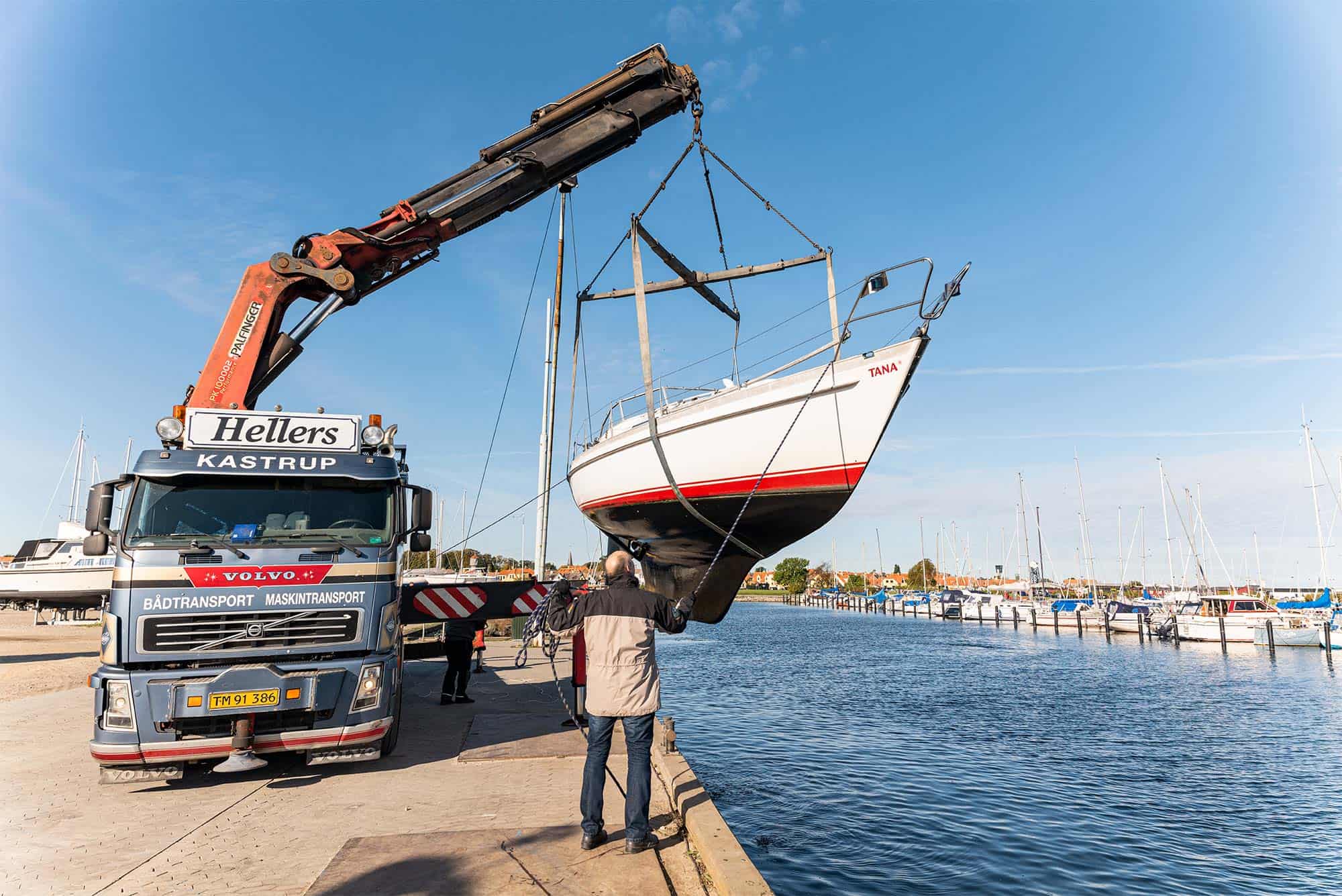 Travlhed på havnen