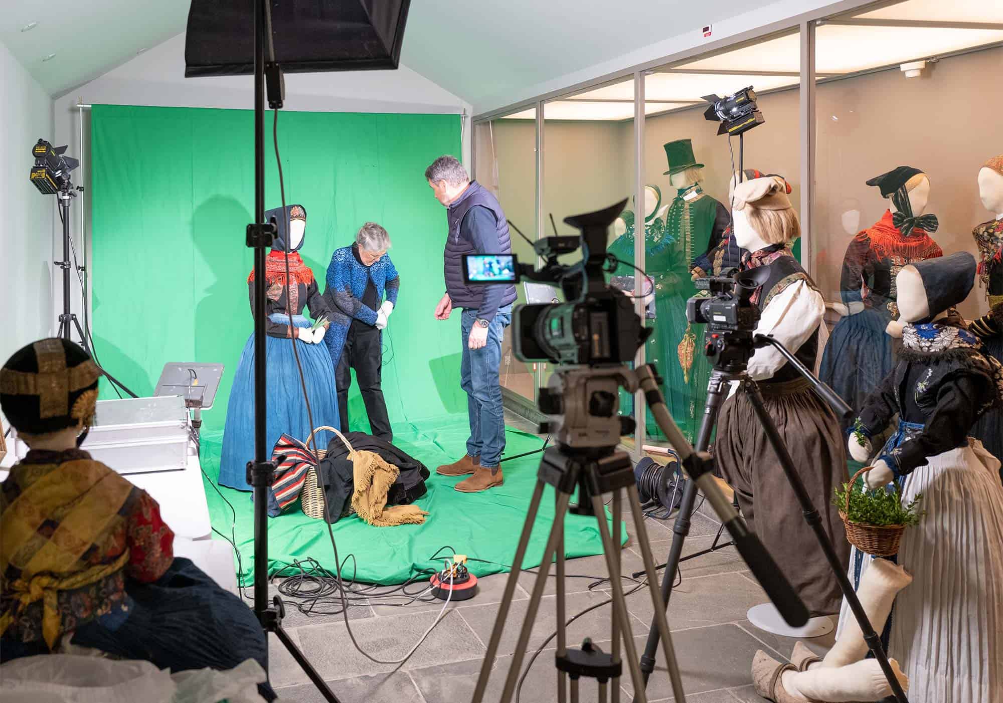 Fotoshoot på museet
