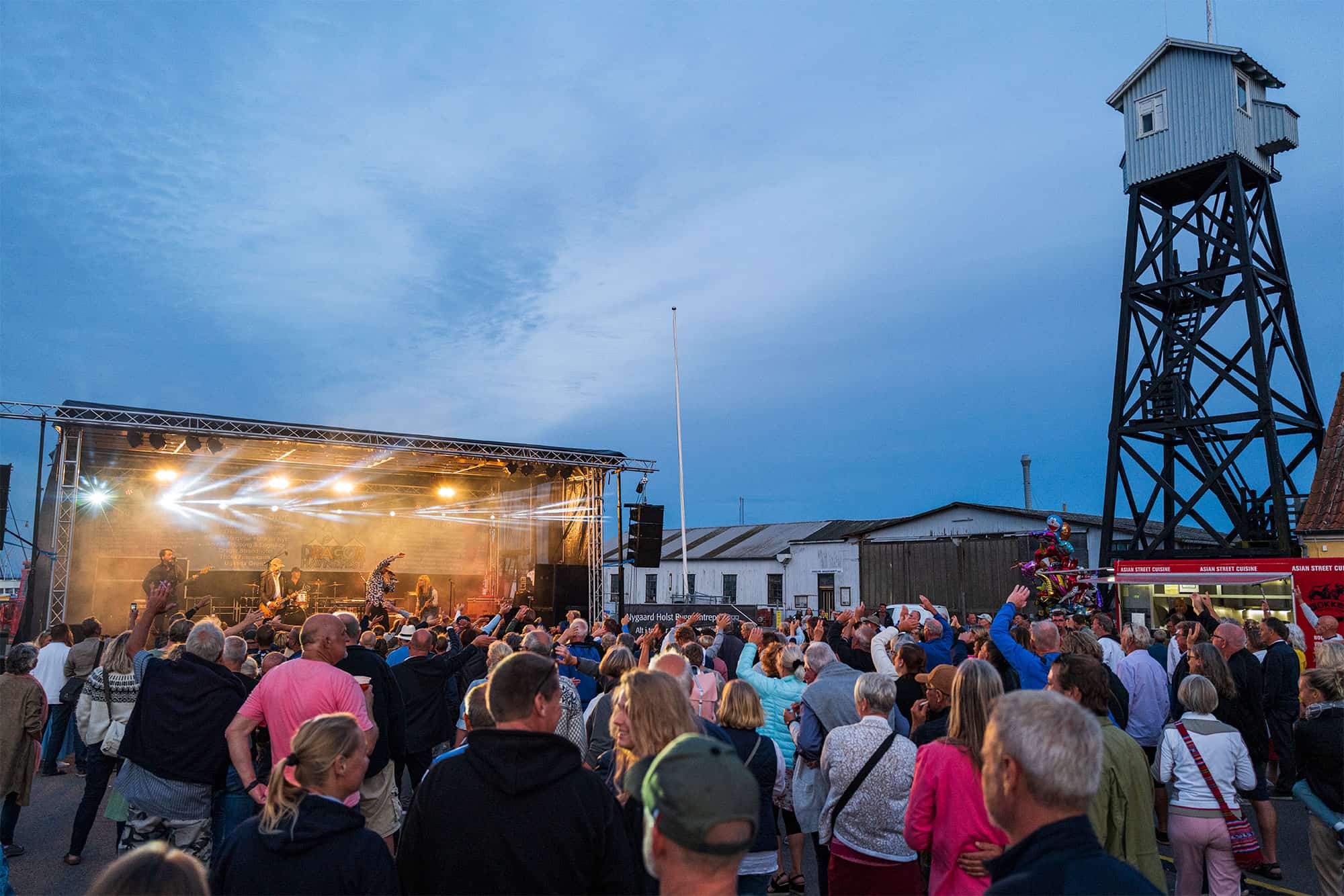 Aktiv sommer på havnen