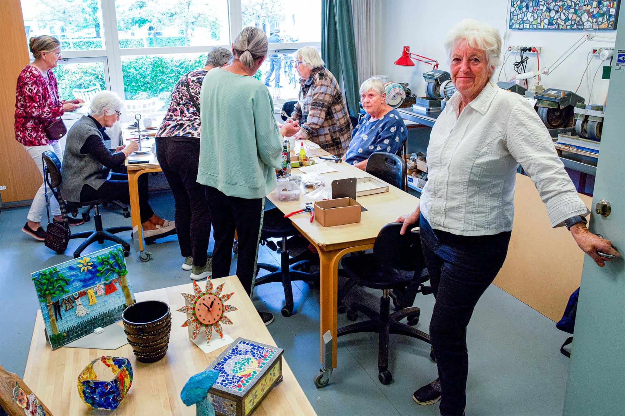 Åbent, kreativt hus i aktivitetshuset