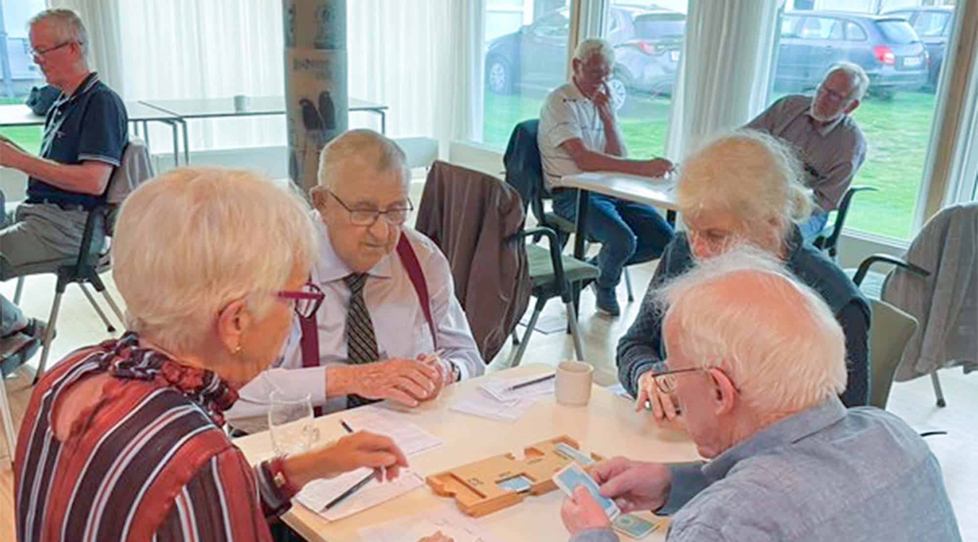 Kortspil på Wiedergården
