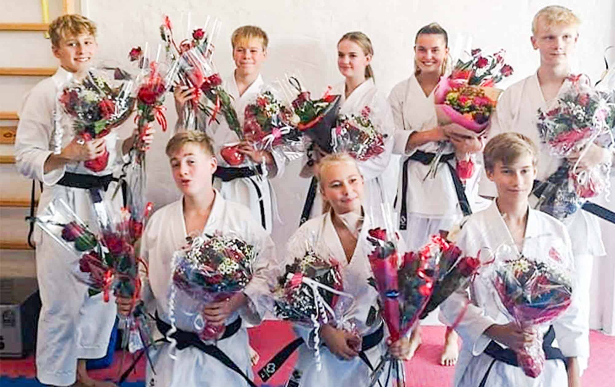 Nyt fra Itosu-Kai Karate Dragør: Graduering i  karateklubben