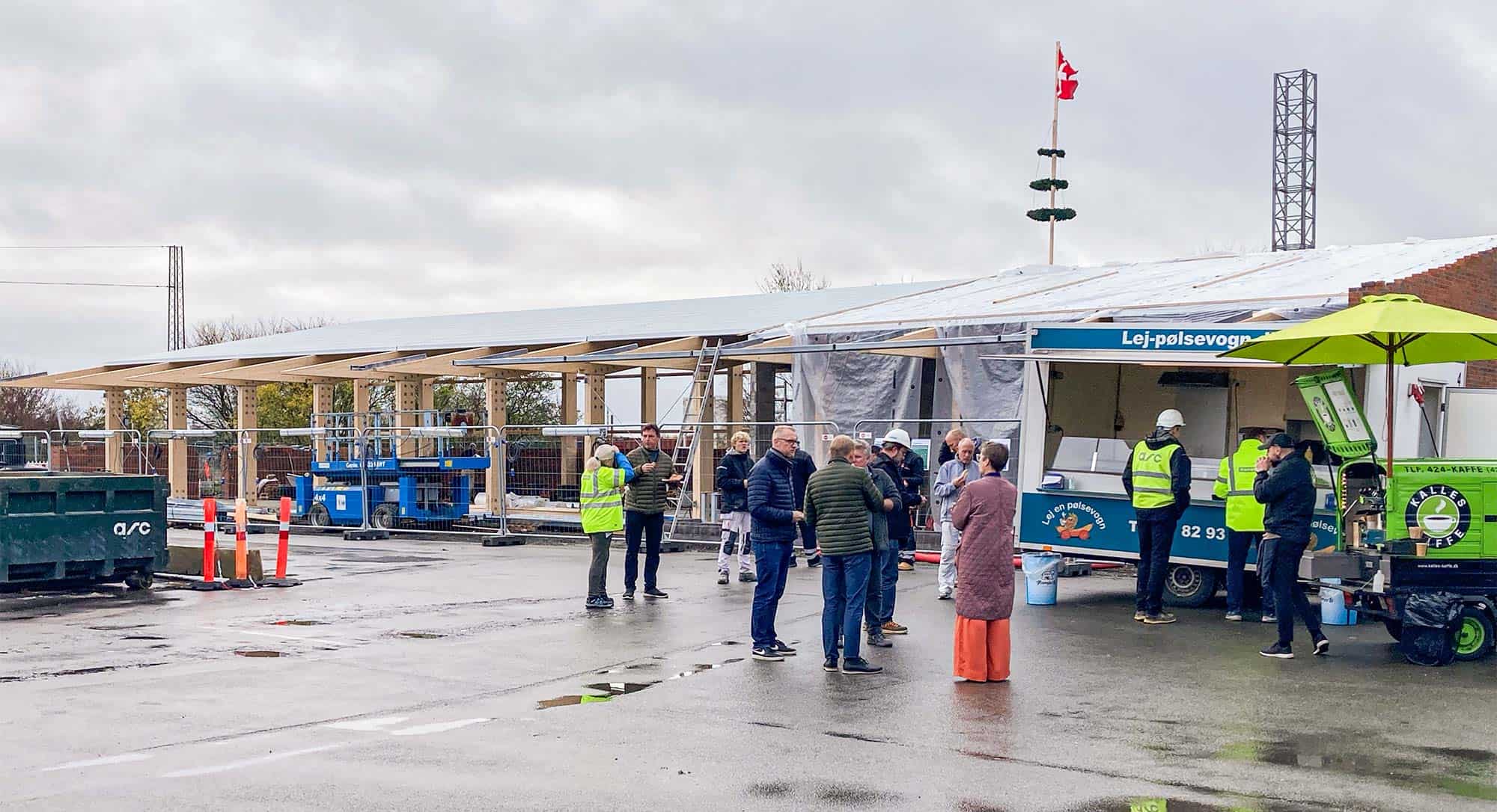 Rejsegilde på genbrugspladsen
