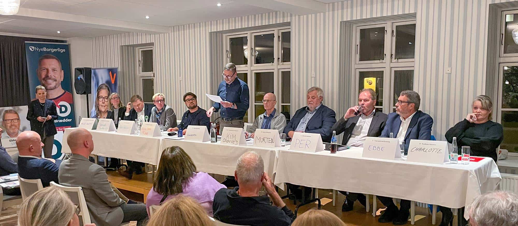 Valgmøde for erhvervslivet