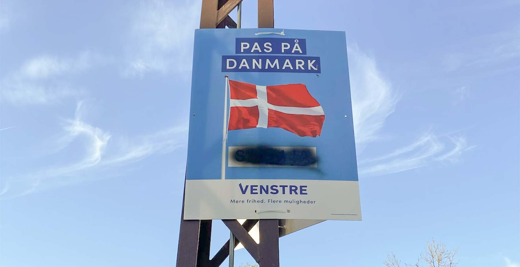 Hærværk mod valgplakater