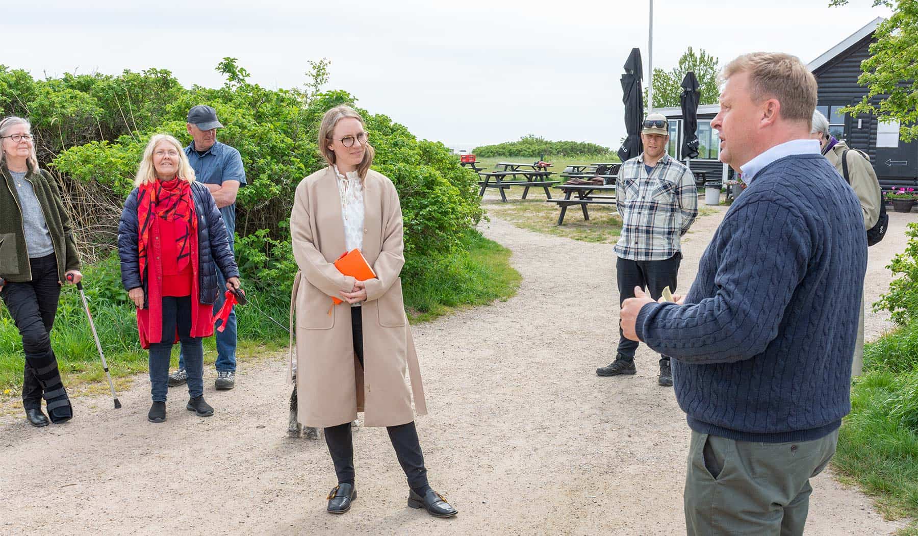 Minister besøger Dragørs strandenge