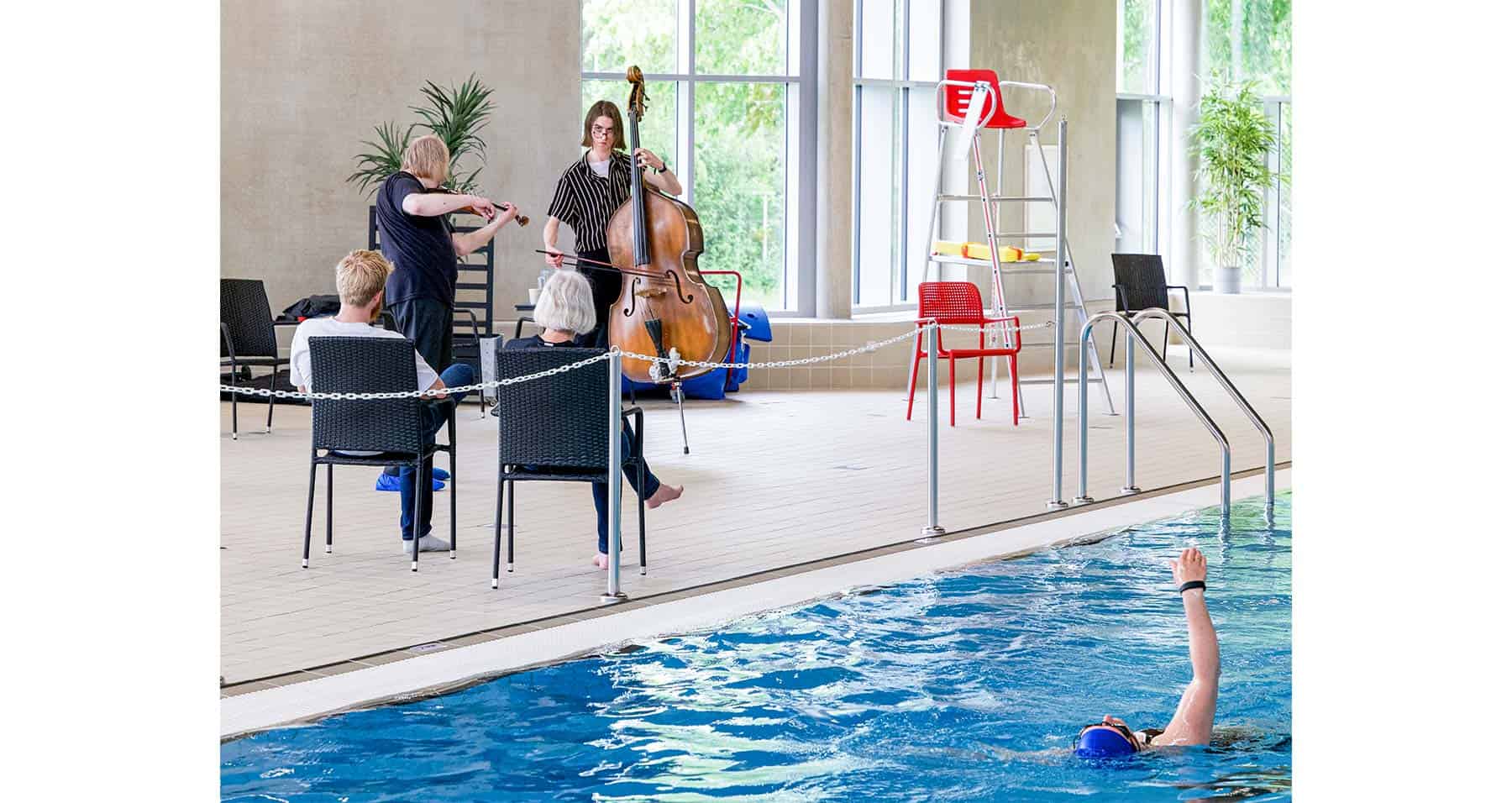 Morgenjazz  i svømmehallen