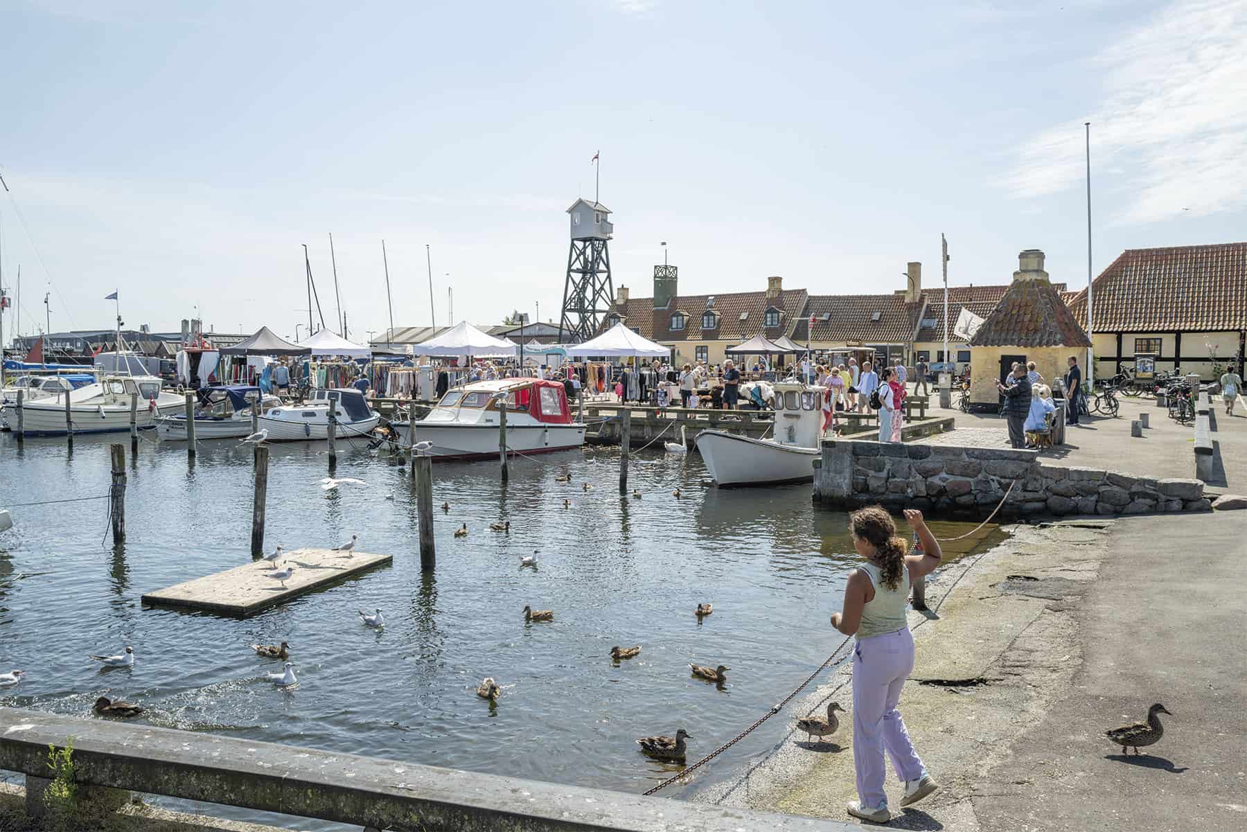 Marked på havnen