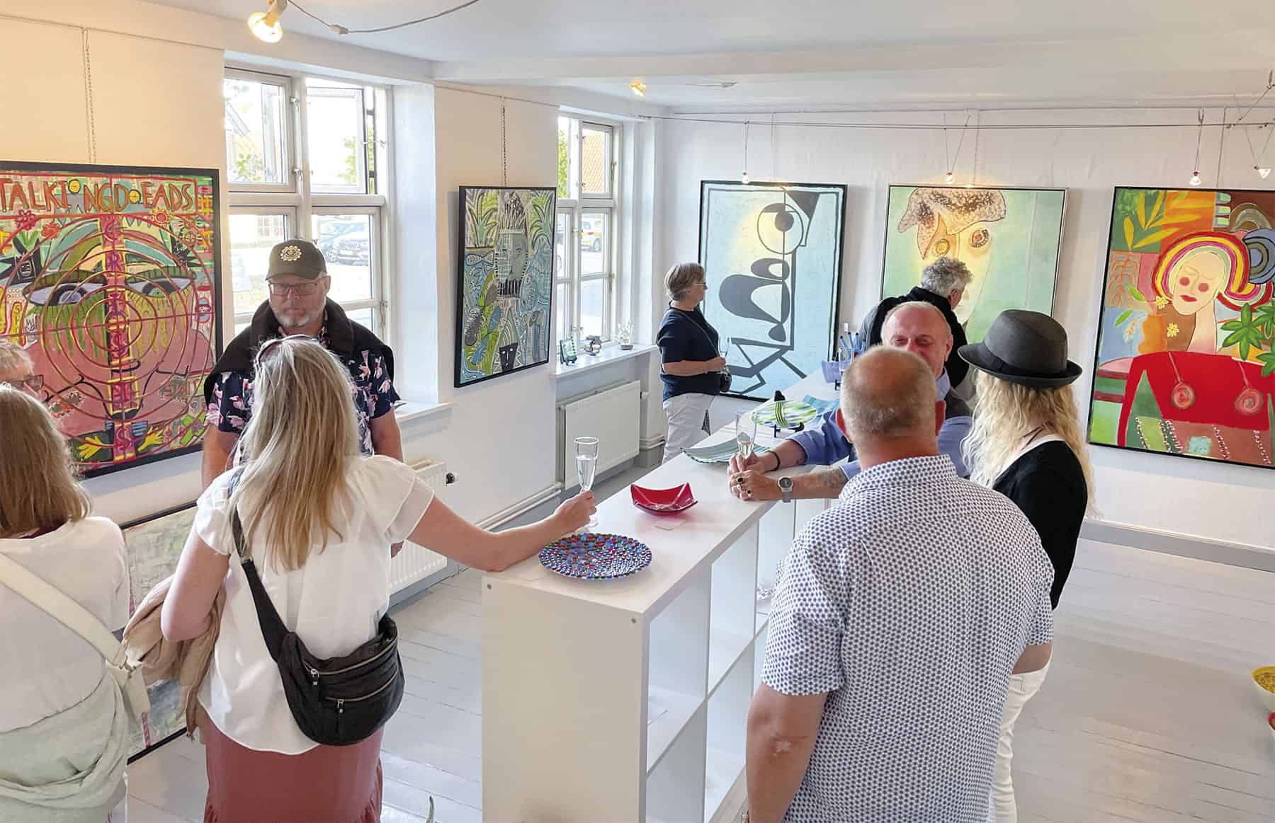 Fernisering i Dragør Havnegalleri