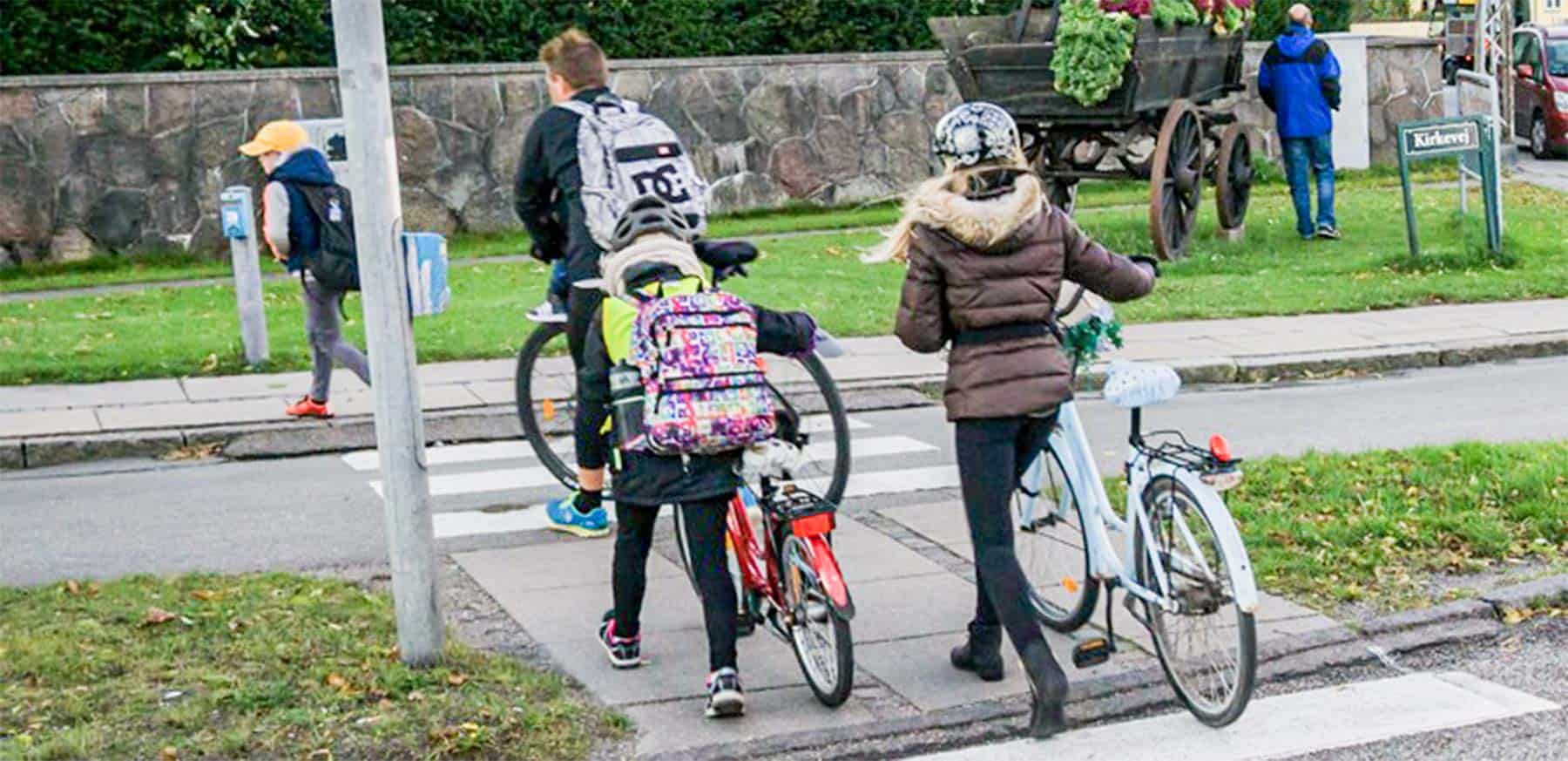 Børn på vejen