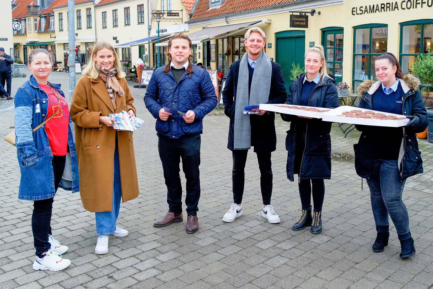 Dagligvarebutik på vej