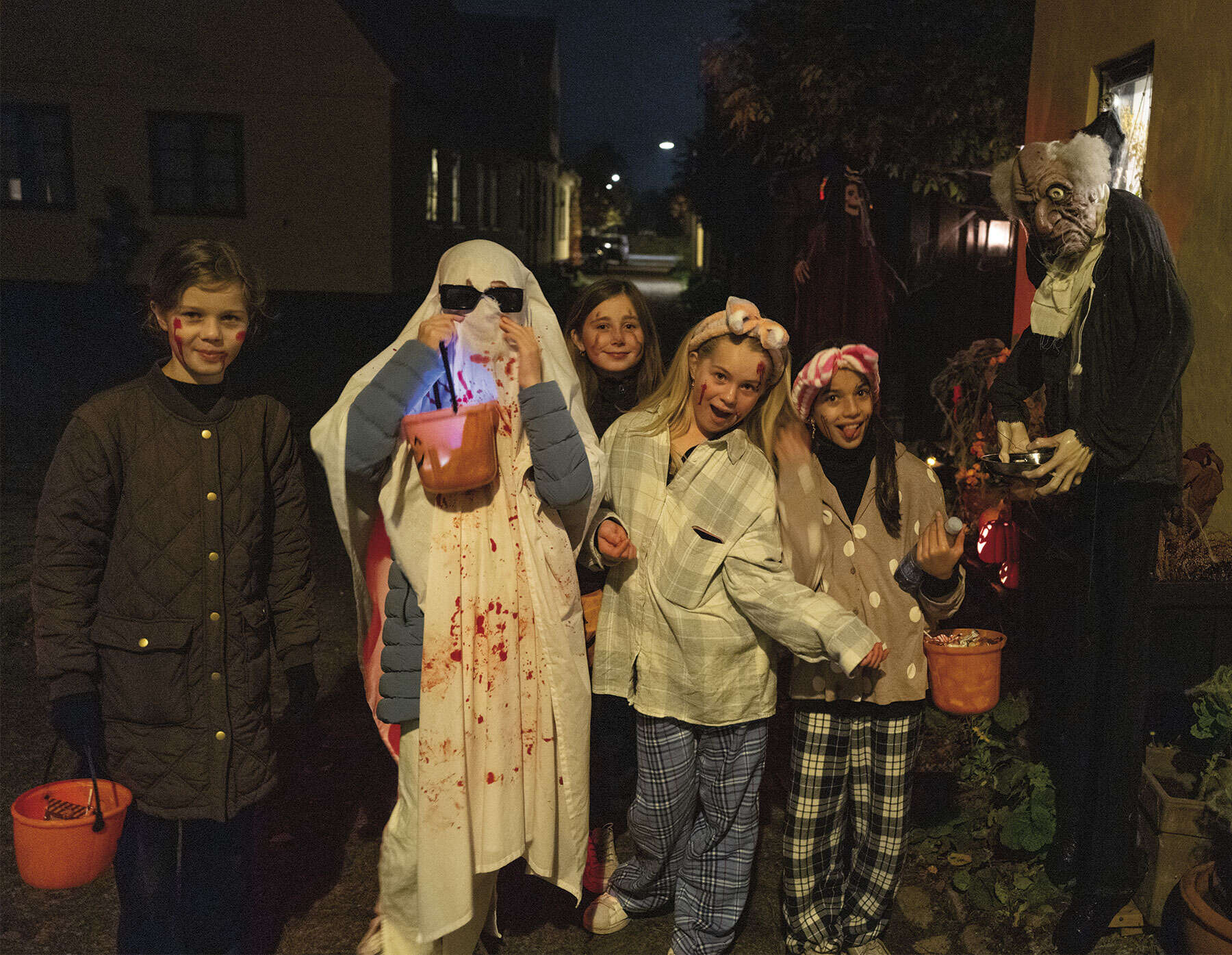 Halloween i den gamle by