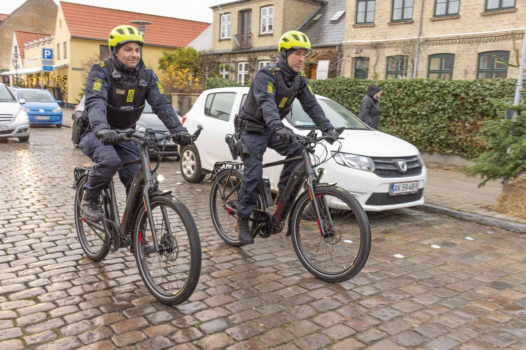 Cyklende politi