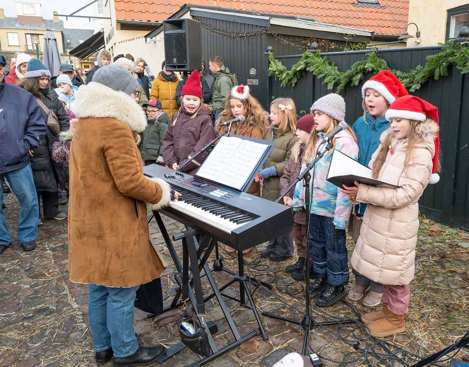 Korsang på julemarkedet