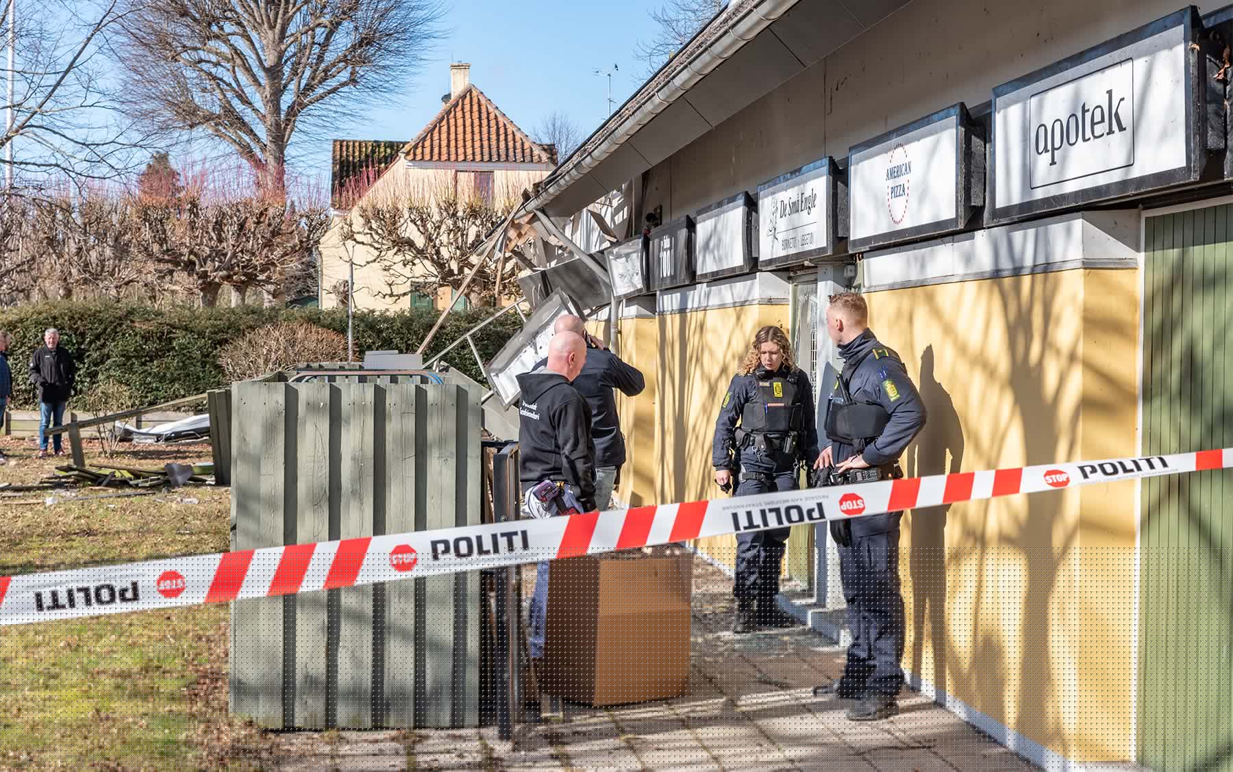 Voldsom eksplosion ved Dragør Centret