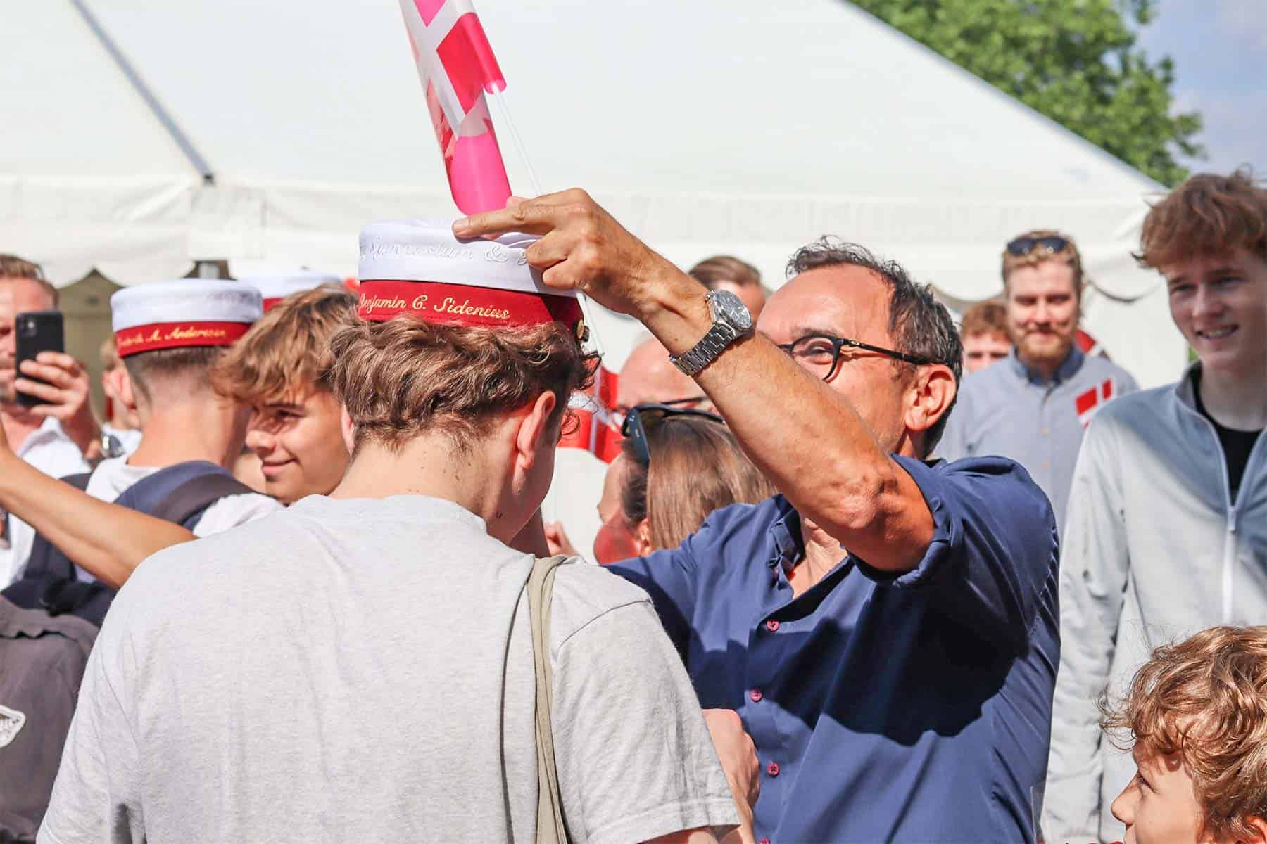 Nyudklækkede studenter fejret