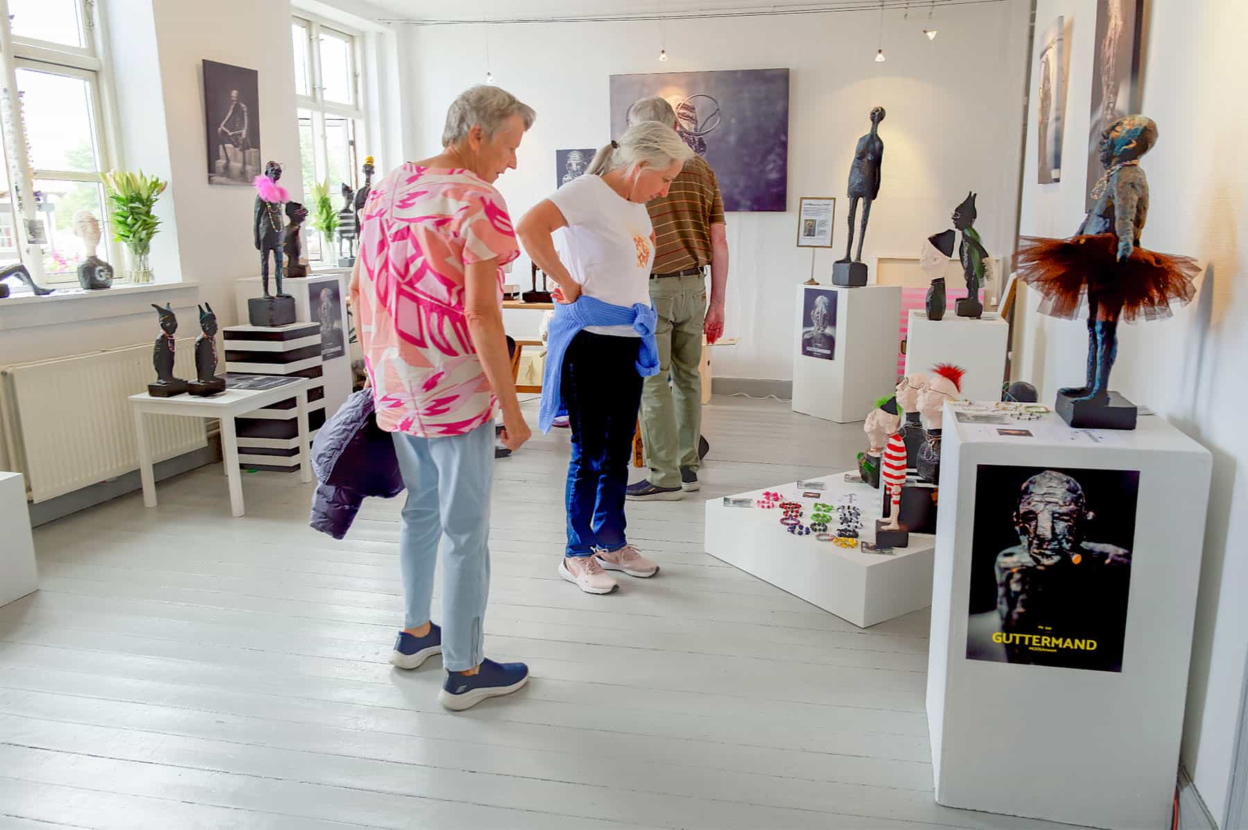 Aktiv udstilling på havnegalleriet