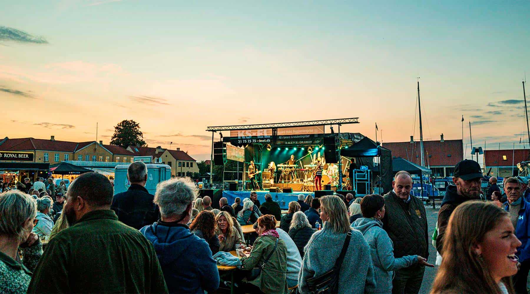 Forrygende havnefest