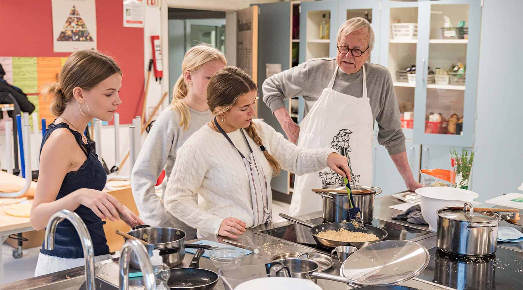 Madlavning på tværs af generationer