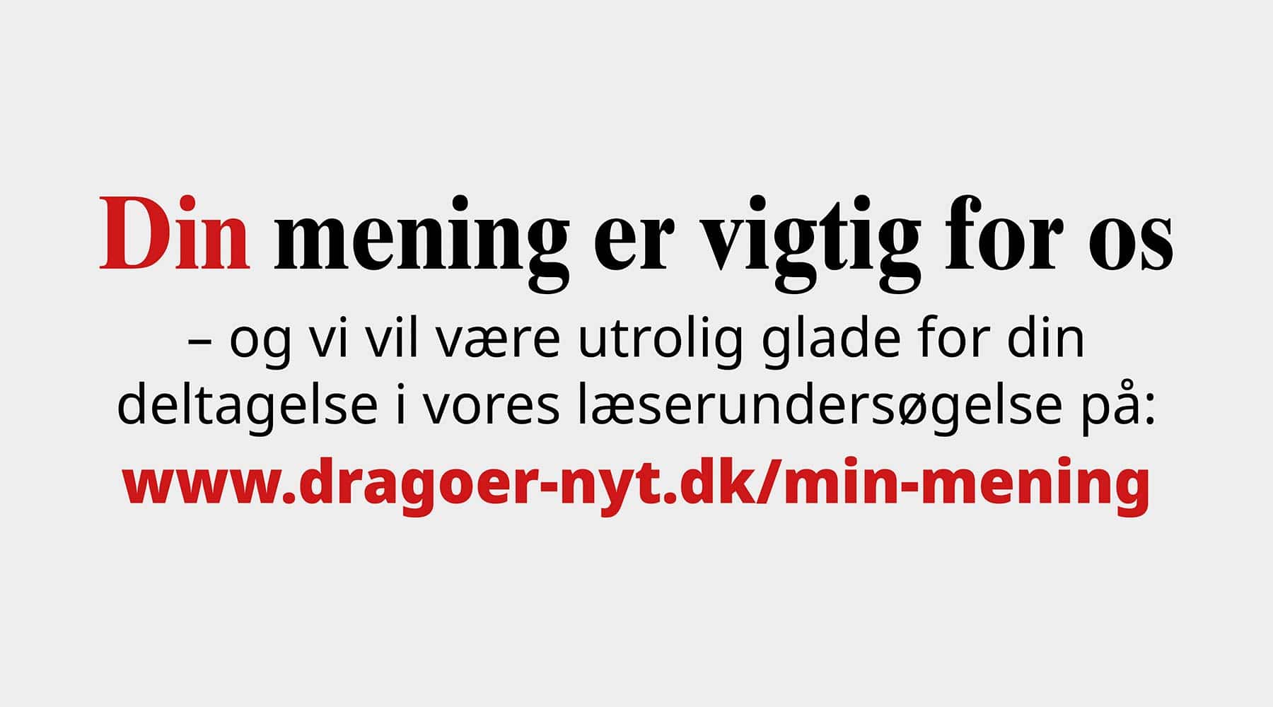 Dragør Nyt har fortsat brug for din hjælp