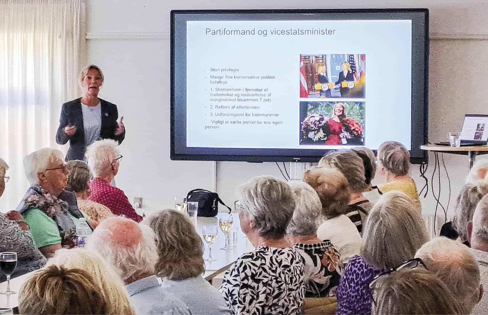 Lene Espersen fyldte festsalen