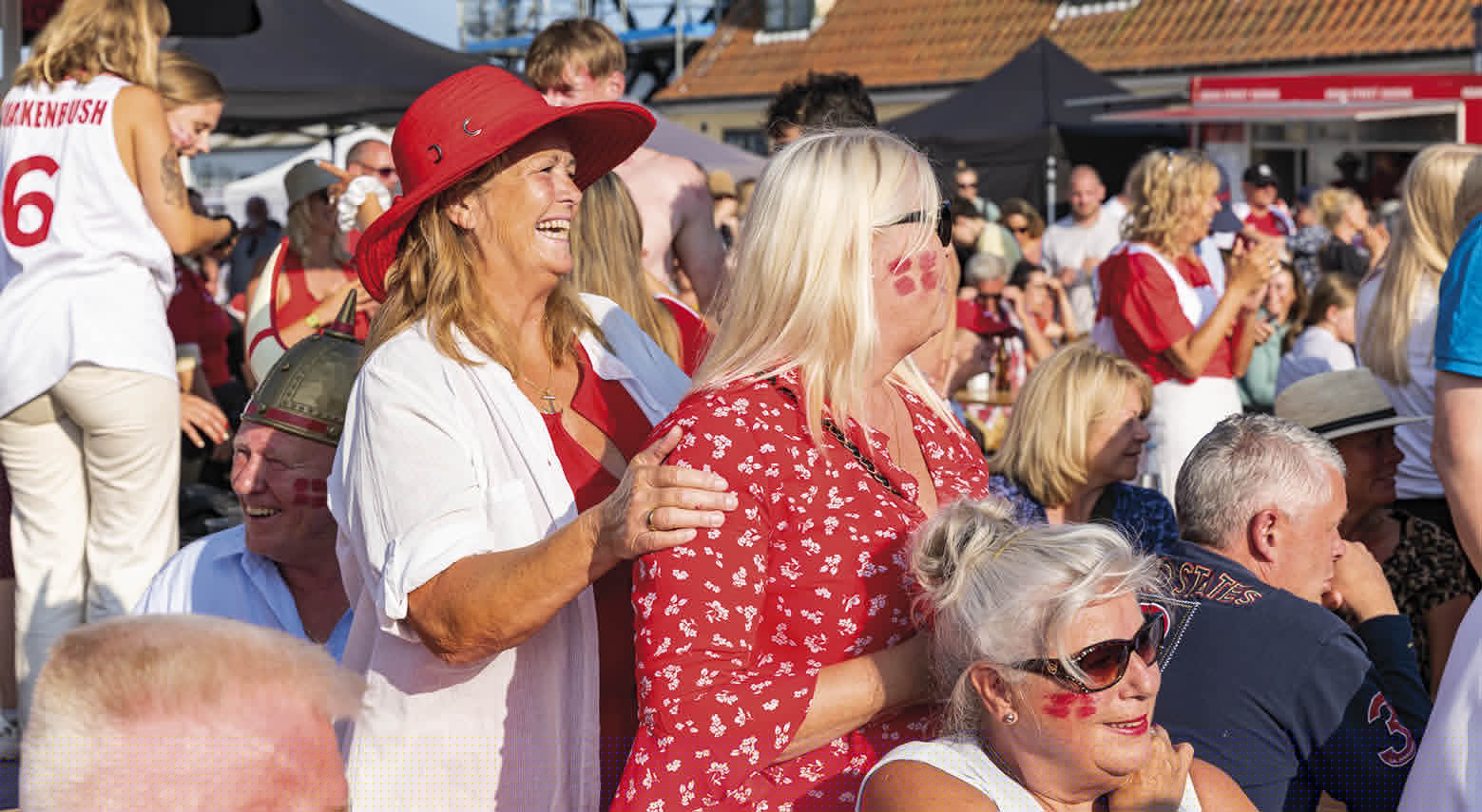 Fodboldfest på havnen