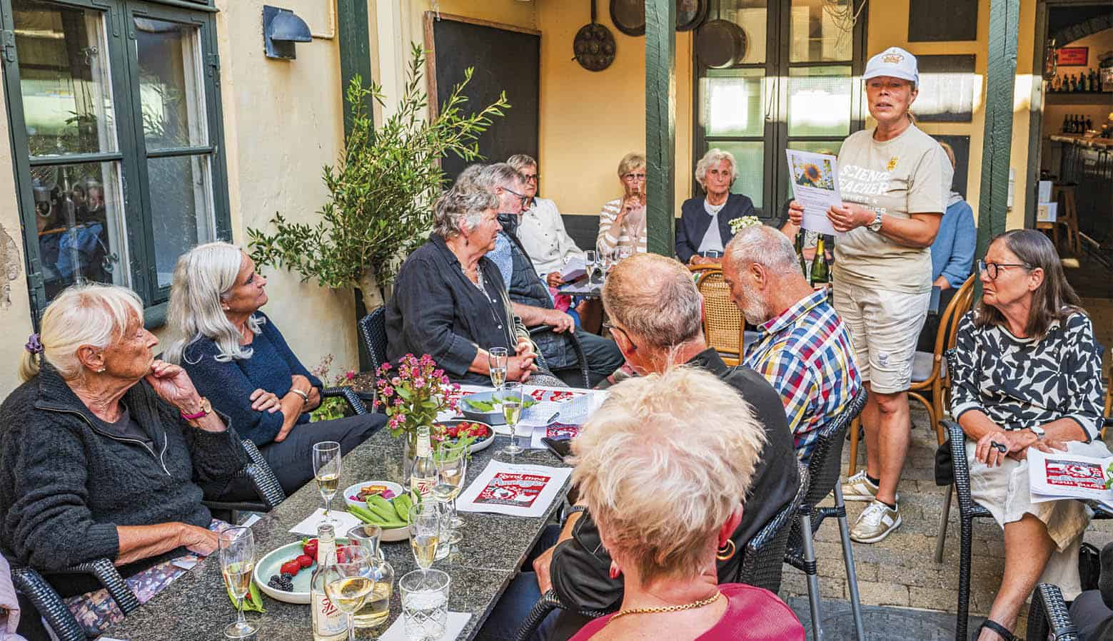 Sommerhygge i gårdhaven