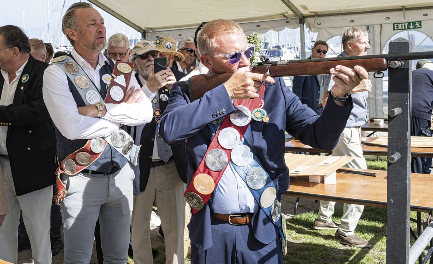 Fugleskydning på fortet