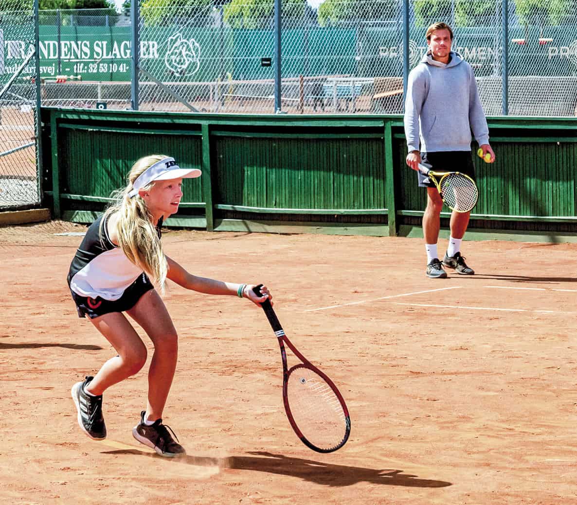 Tennistalent og hyggebold
