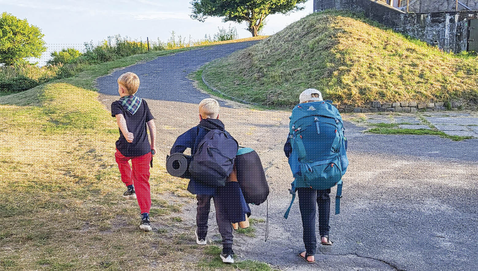 Blushøjspejdere rykkede op på traditionsrig tur