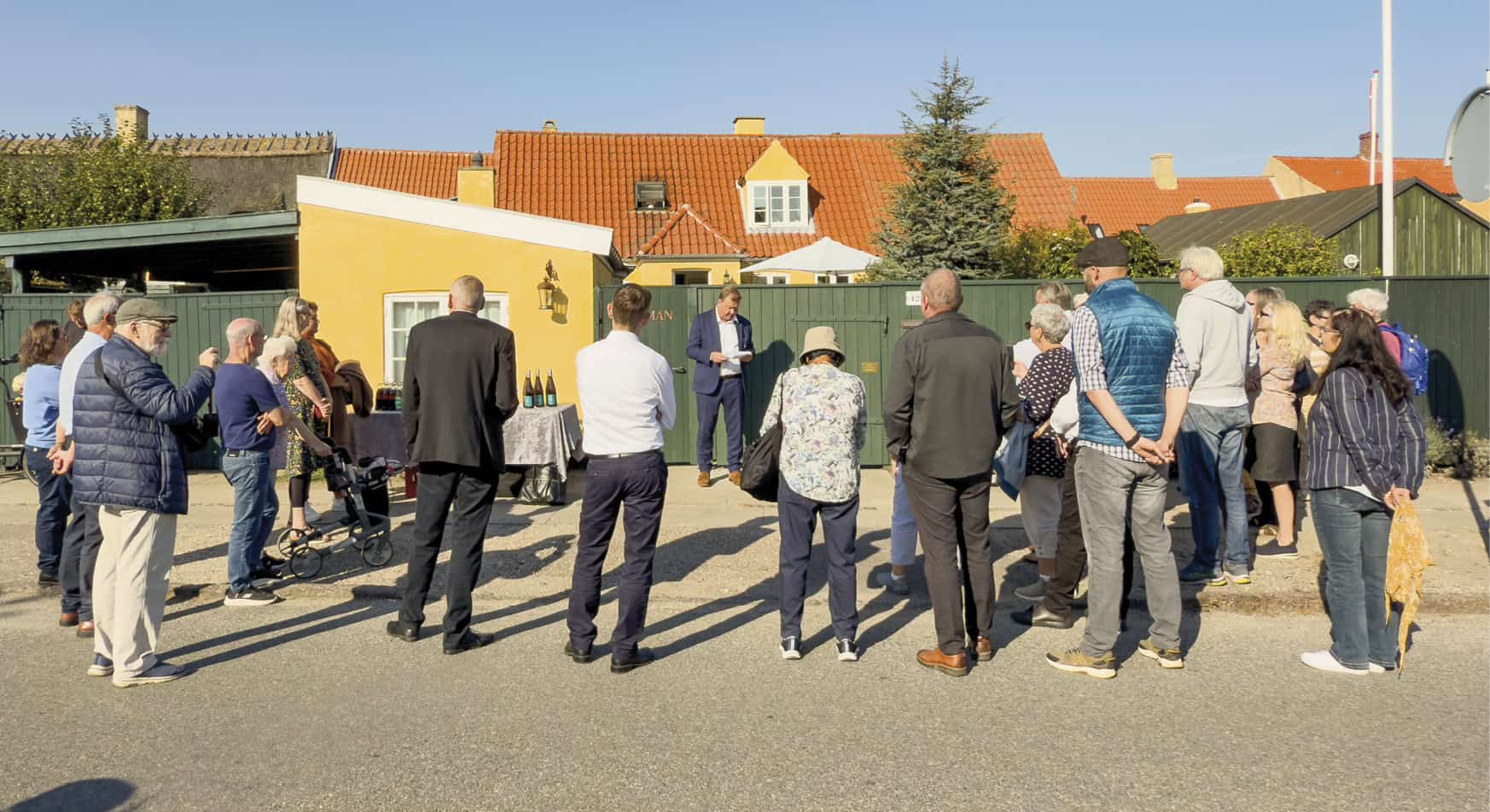 Den første snublesten lagt i Dragør