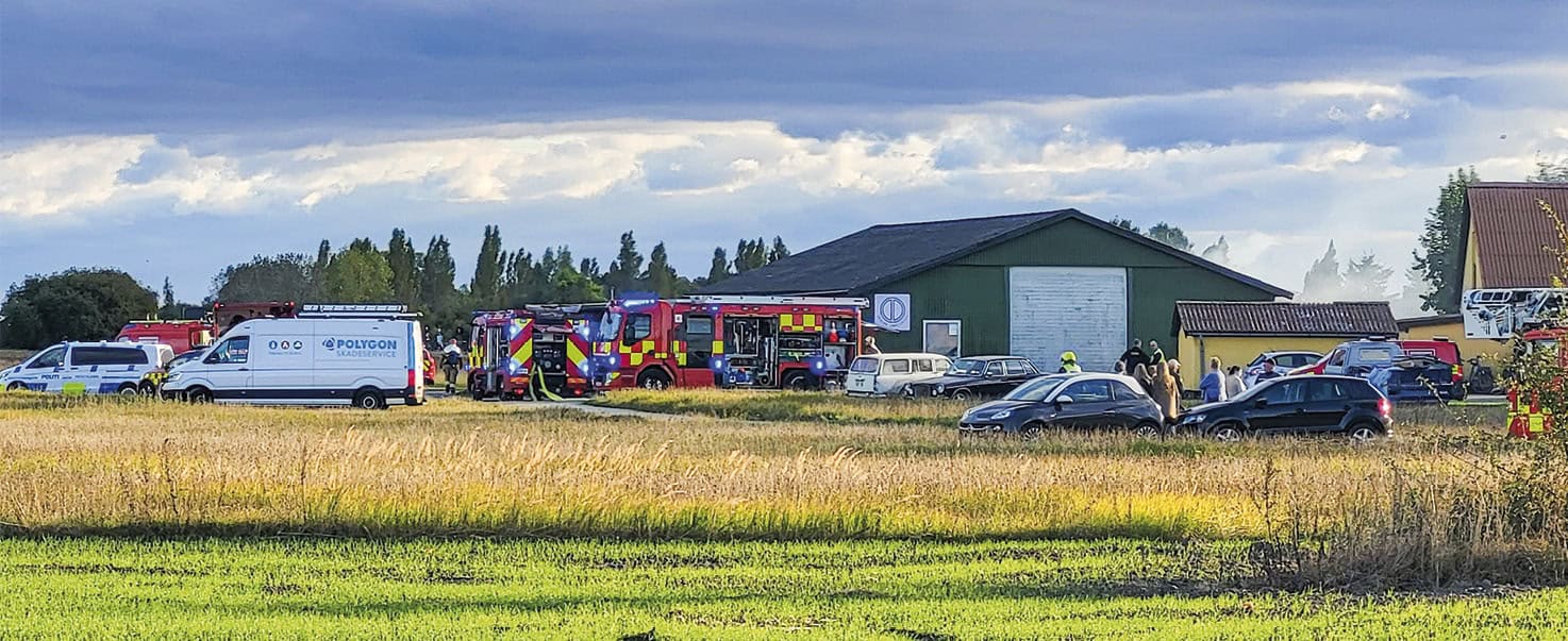 Efterforskning afsluttet ved brand på Fælledvej