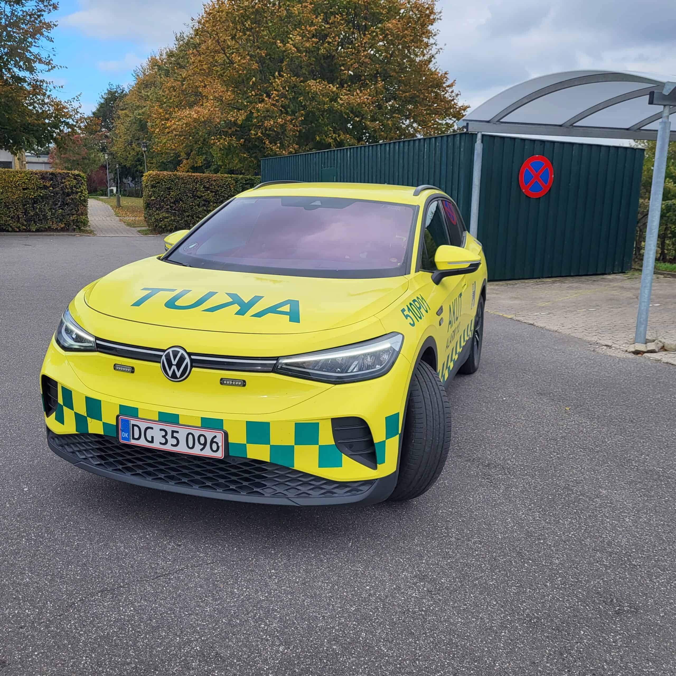 Akutbilen er i Dragør som et treårigt forsøg