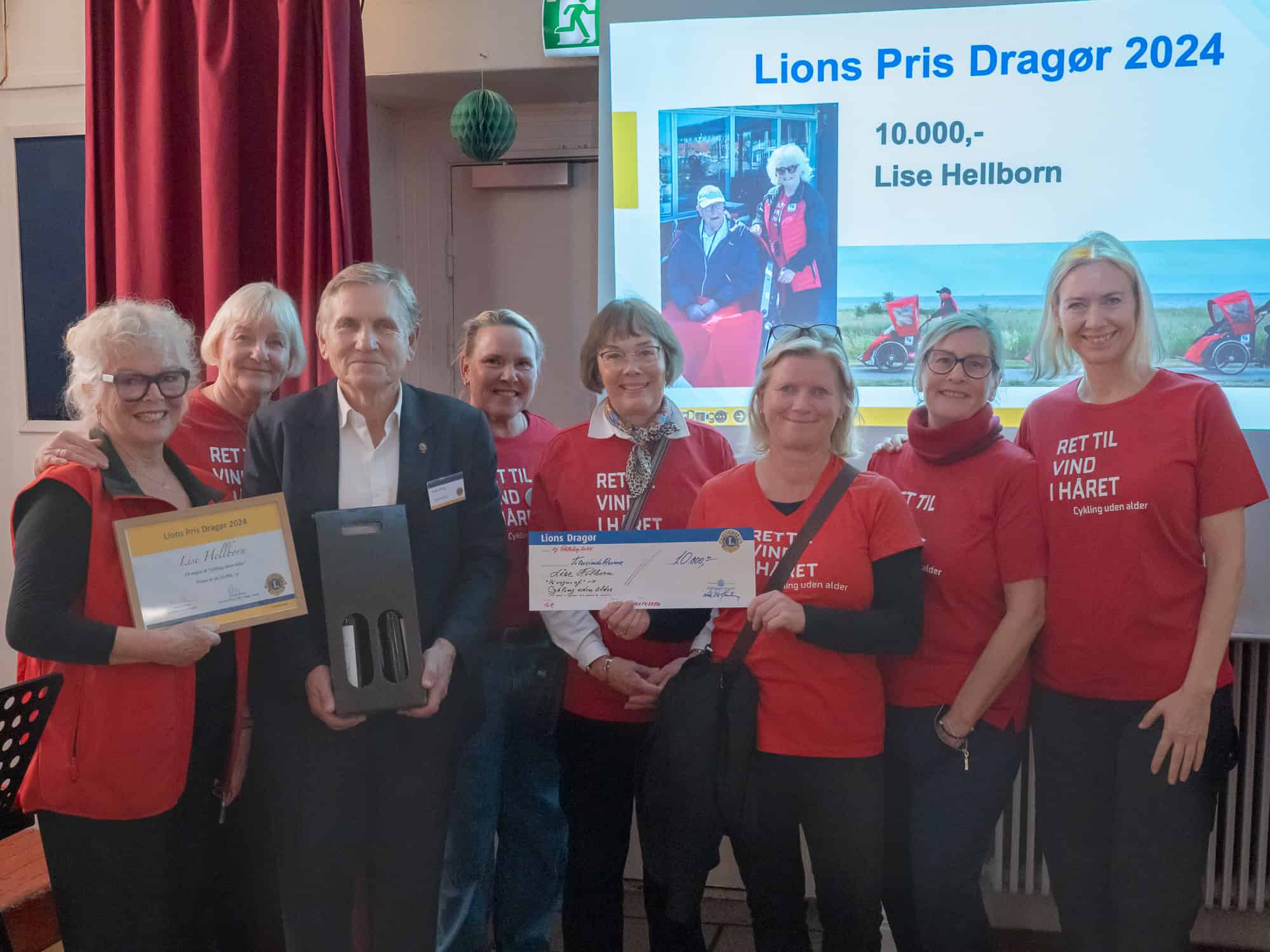 Lions fordelte 100.000 kroner til gode formål