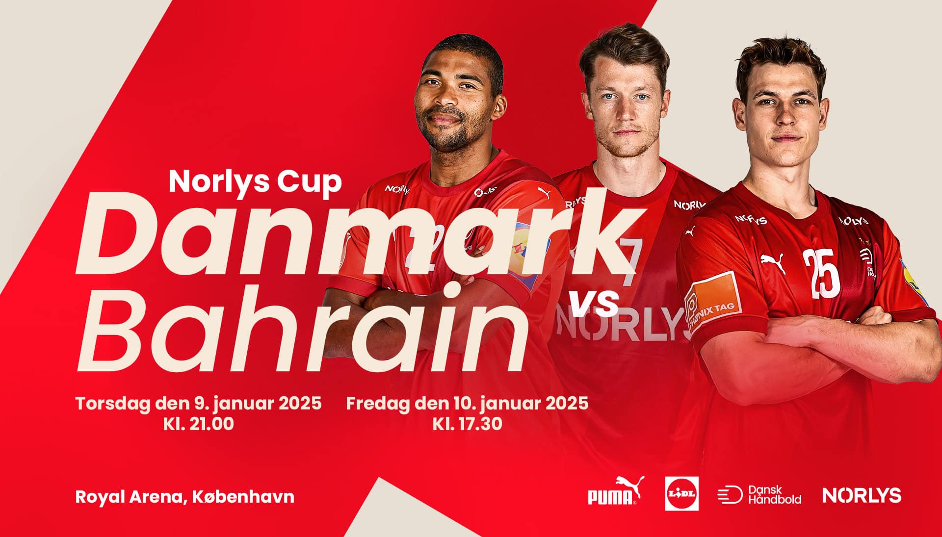 Vind billetter til håndboldkamp mod Bahrain