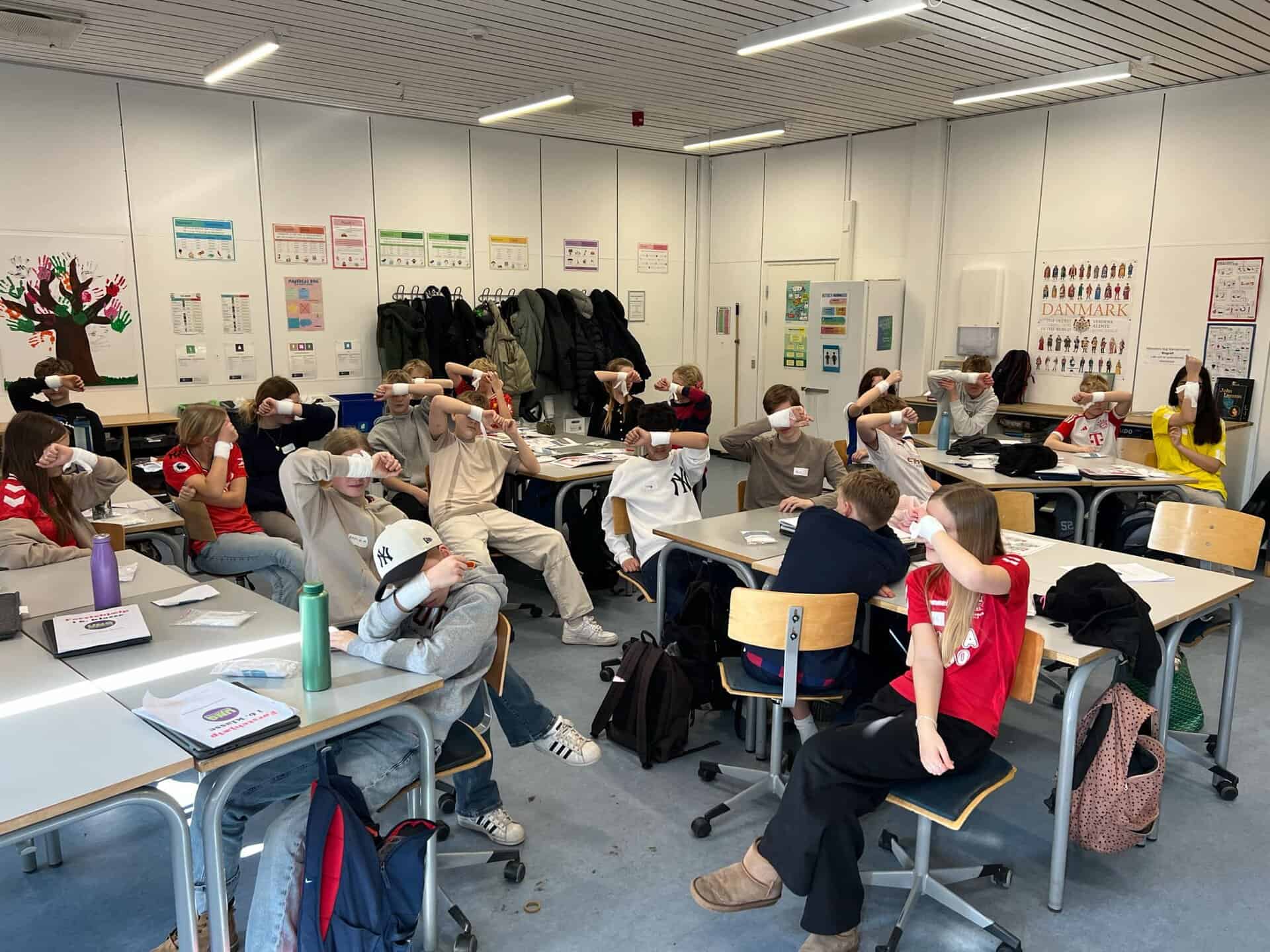 Førstehjælpsundervisning giver eleverne selvtillid 
