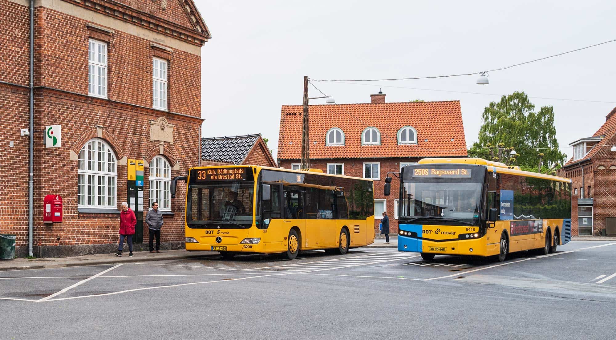 Bustider på linje 33 rulles tilbage