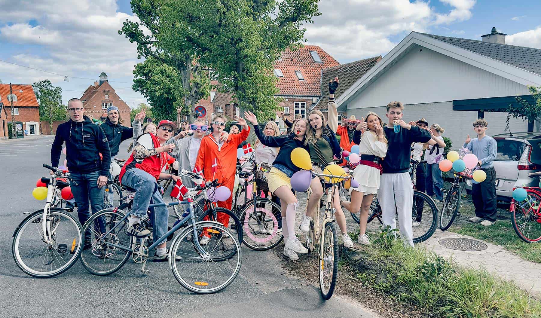 Festival på sidste skoledag