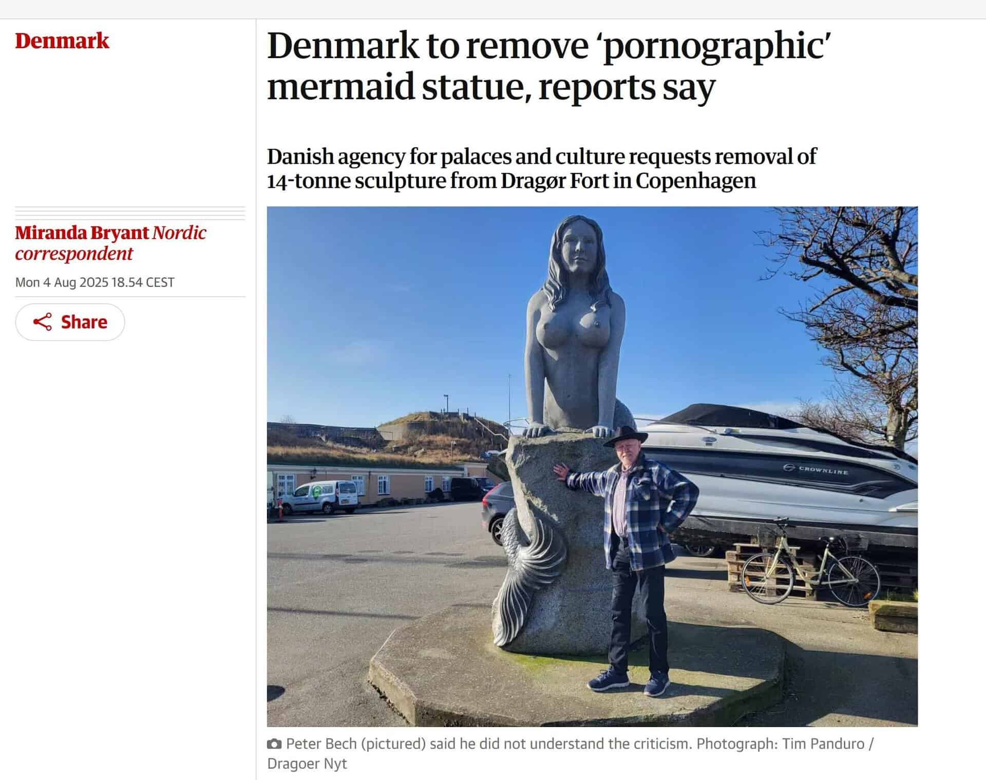 Havfruens bølgeskvulp går verden rundt