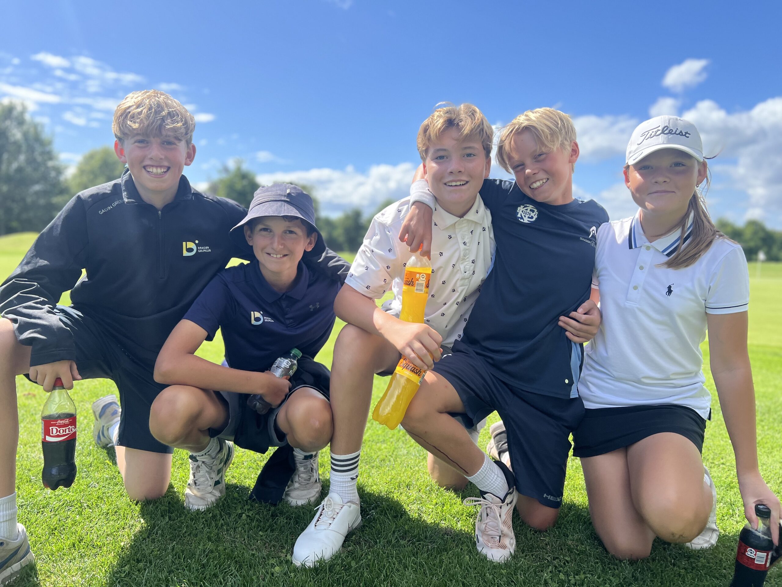 Drageungerne fra Dragør Golfklub rykker op i 1. division