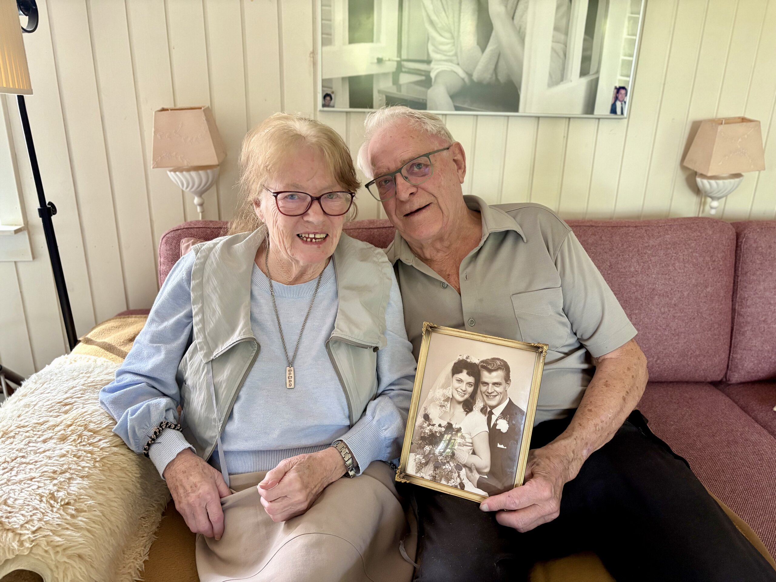For 65 år siden sagde Hanne og Ole ja til hinanden