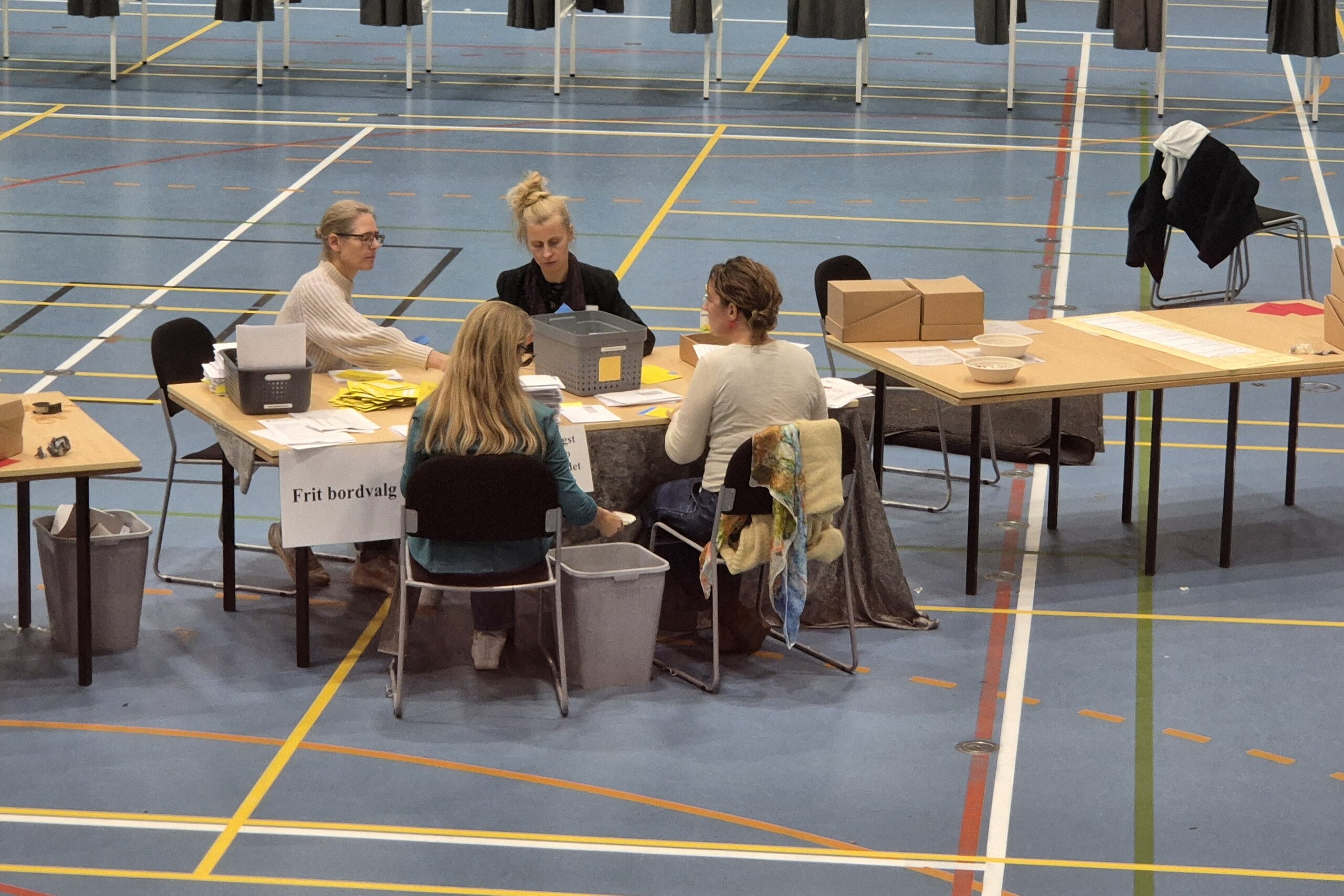 Fuld gang i optælling af brevstemmer