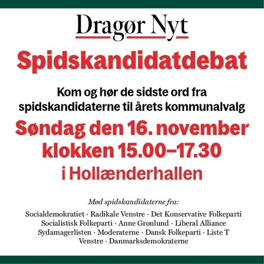 Sidste chance for at stille spørgsmål til kandidaterne