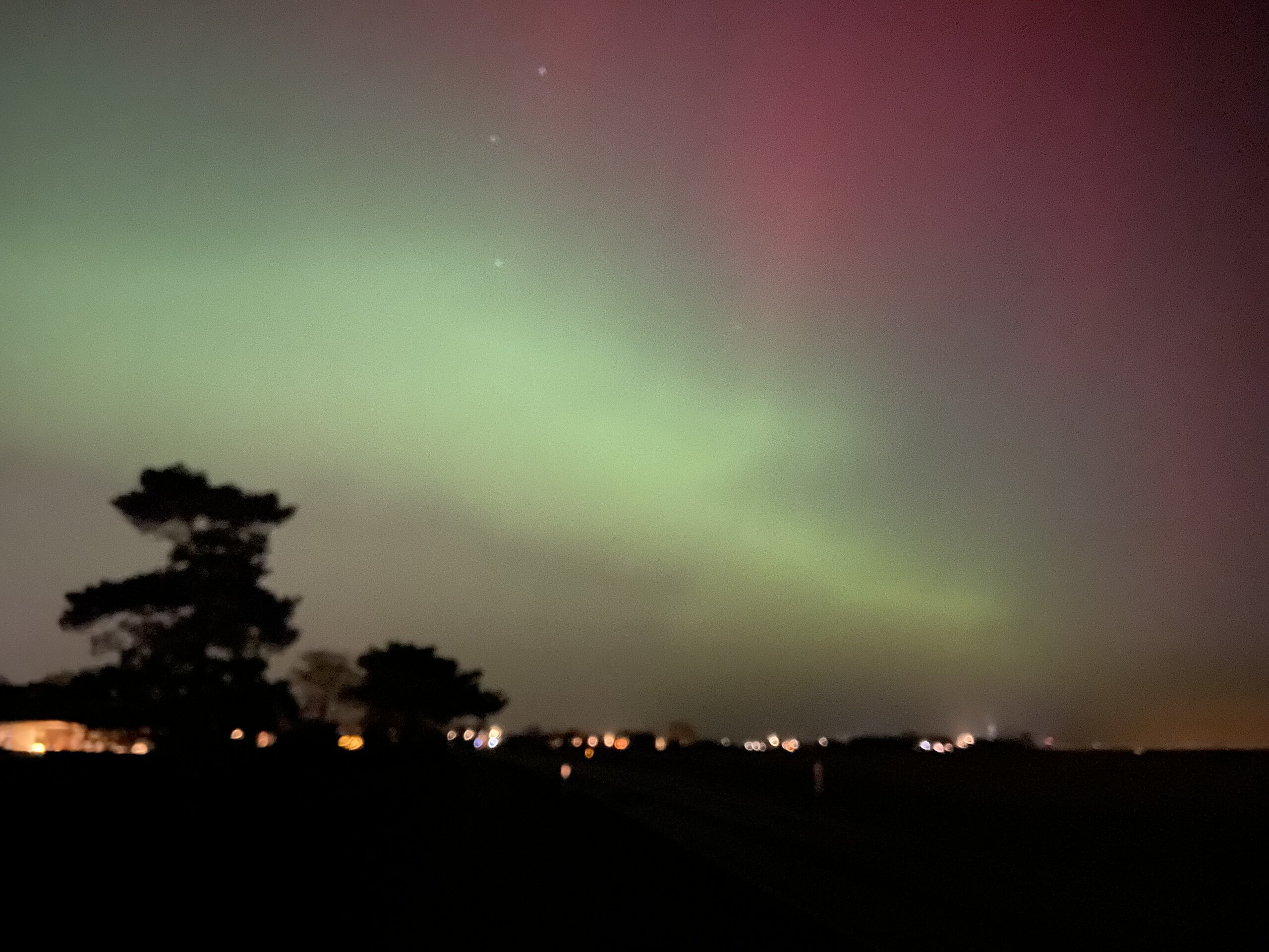 Nordlys over Dragør