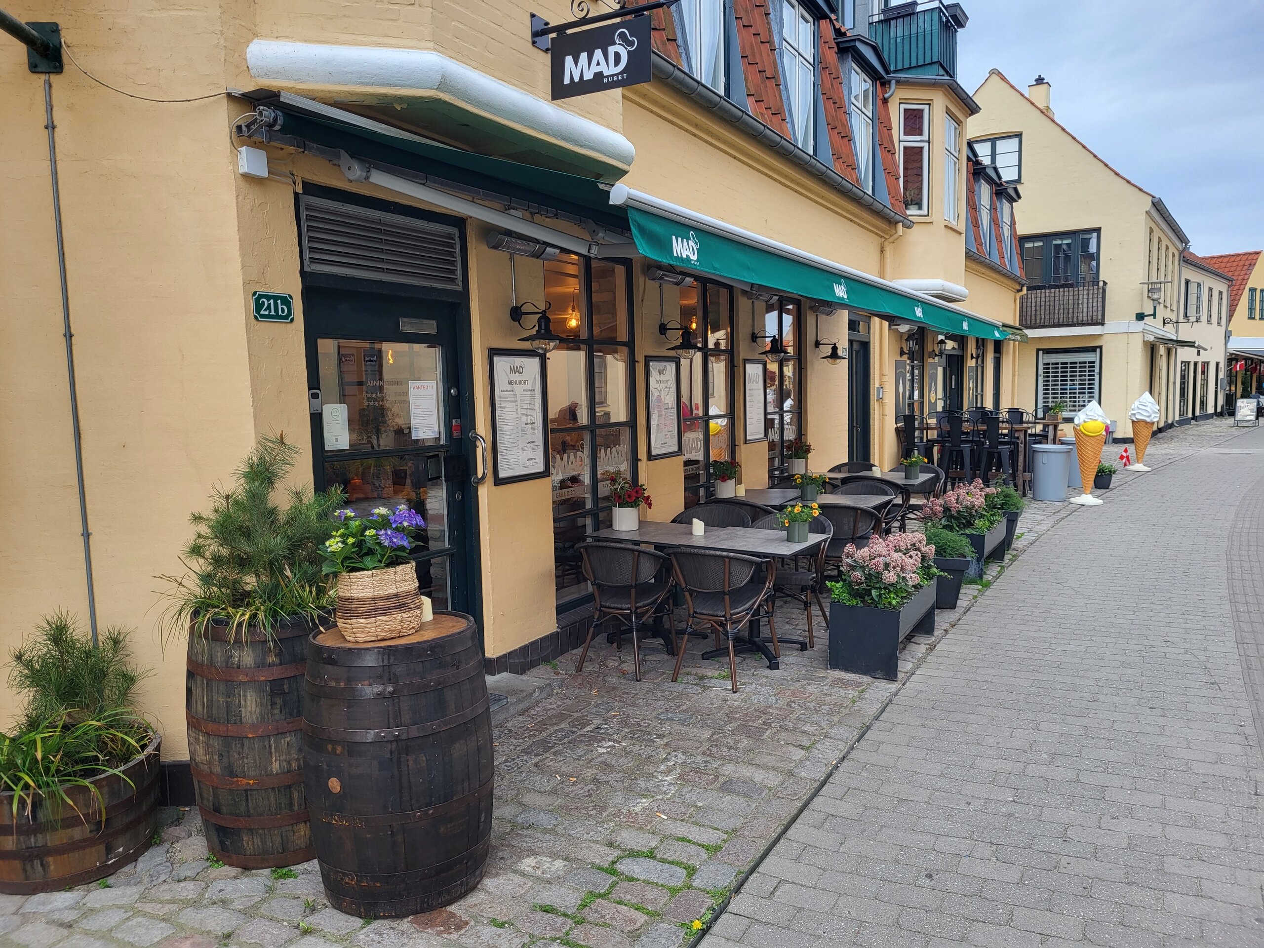 Årets udeservering er på plads