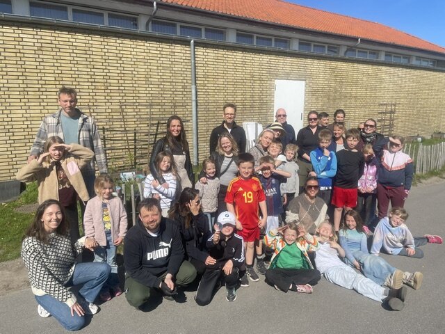 Skolegårdshaven spirer videre på Store Magleby Skole
