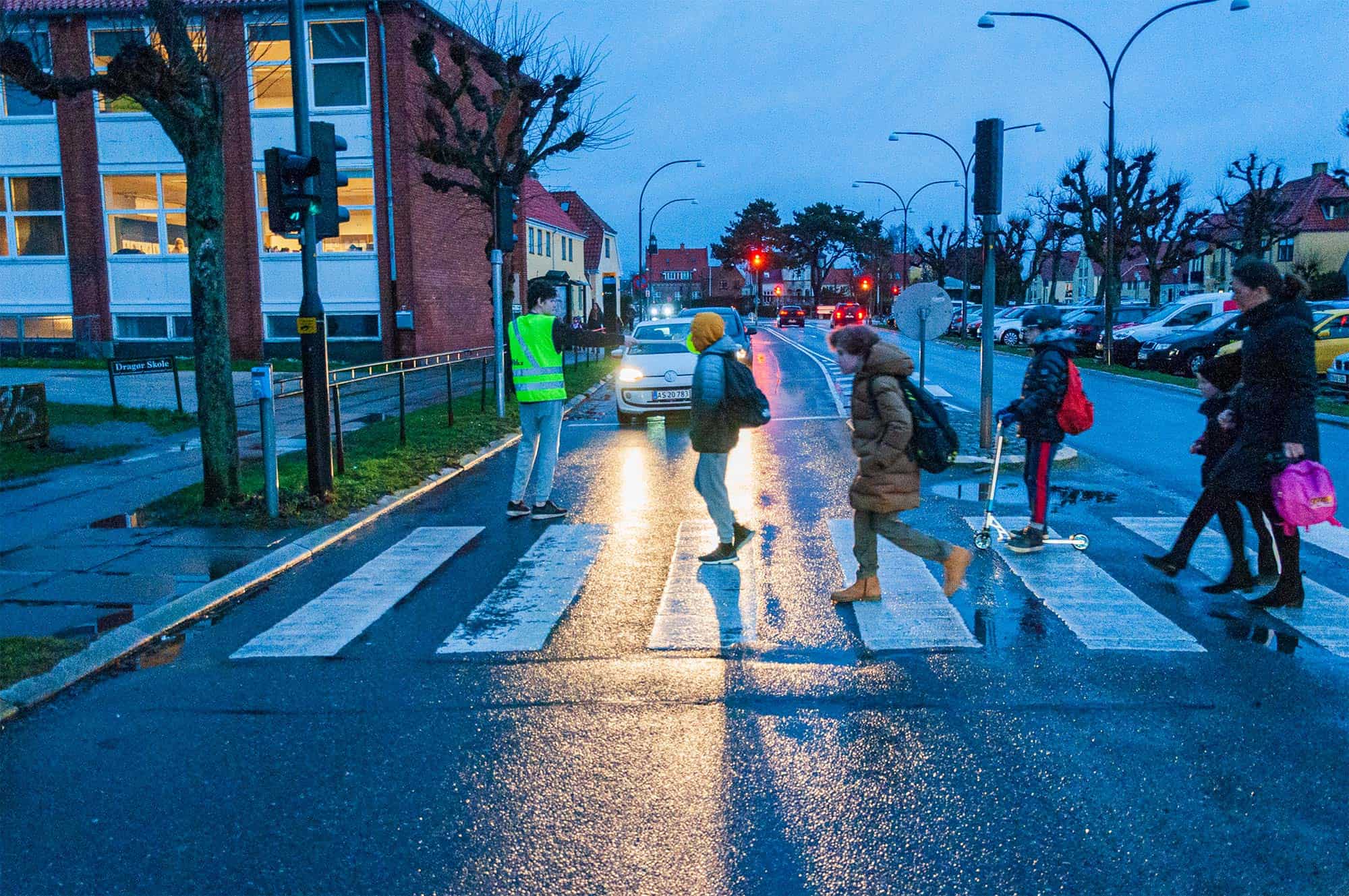 Lyskryds ved skole skal sættes i stand